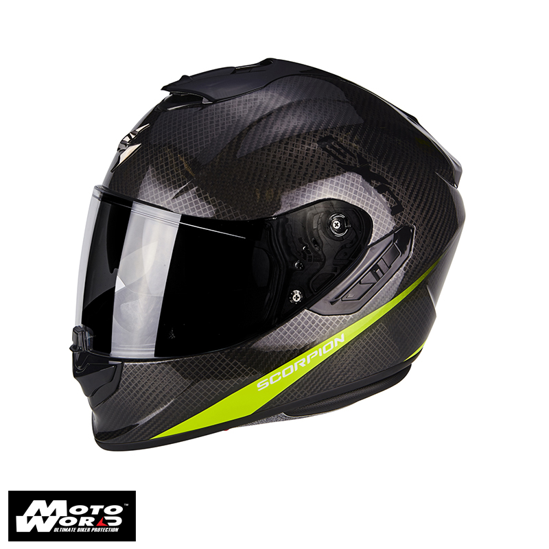 【新品未使用】ifsixwasnine SCORPION3 BKPANTHER Scorpion EXO 1400 Air Carbon Pure Motorcycle Helmet - PSB Approved